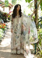 Signature By Elaf Embroidered Lawn 3 Piece Unstitched Suit EF26SEP D-ESA-4A TUSCAN FAIRY