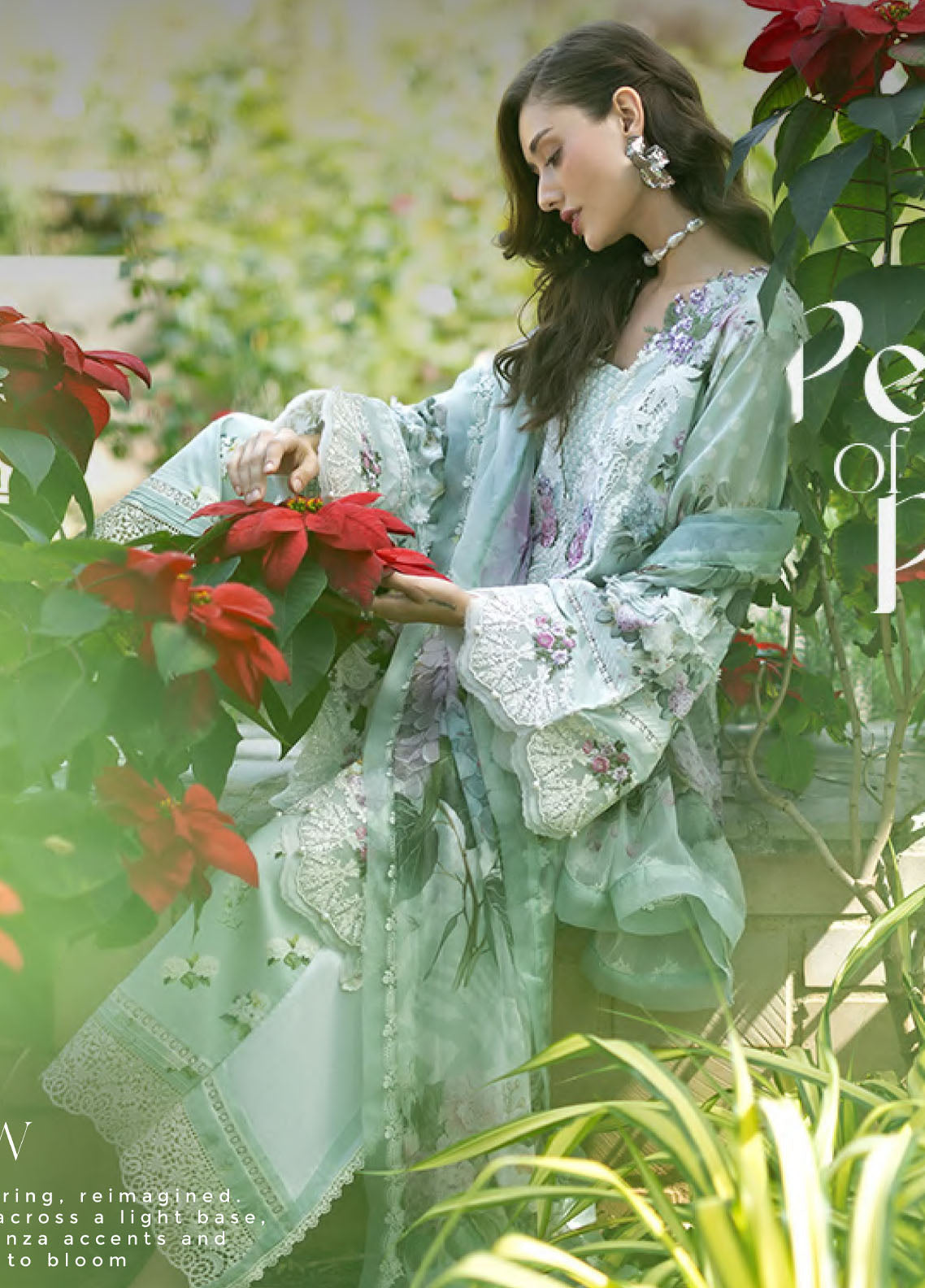 Signature By Elaf Embroidered Lawn 3 Piece Unstitched Suit EF26SEP D-ESA-4B MINT MEADOW Signature By Elaf Embroidered Lawn 3 Piece Unstitched Suit EF26SEP D-ESA-4B MINT MEADOW