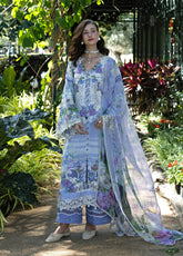 Signature By Elaf Embroidered Lawn 3 Piece Unstitched Suit EF26SEP D-ESA-6A MOONLIT PETALS