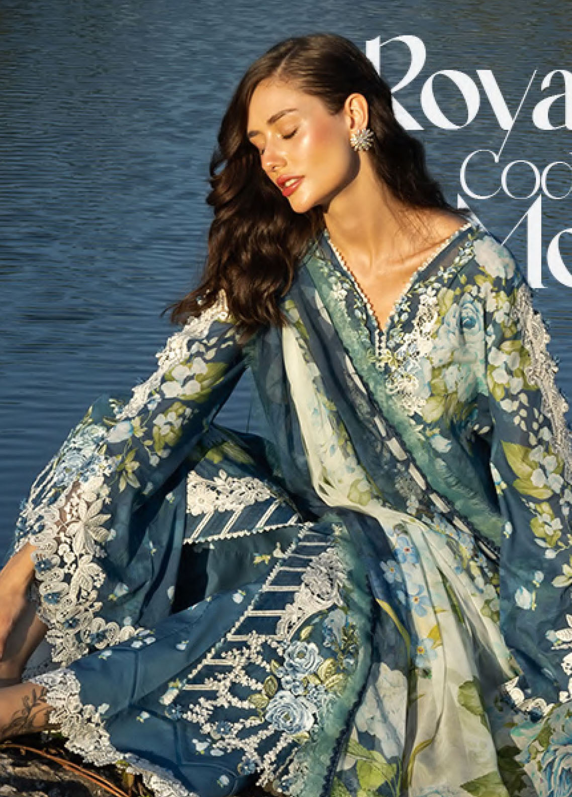 Signature By Elaf Embroidered Lawn 3 Piece Unstitched Suit EF26SEP D-ESA-7B SEA ENCHANTRESS Signature By Elaf Embroidered Lawn 3 Piece Unstitched Suit EF26SEP D-ESA-7B SEA ENCHANTRESS