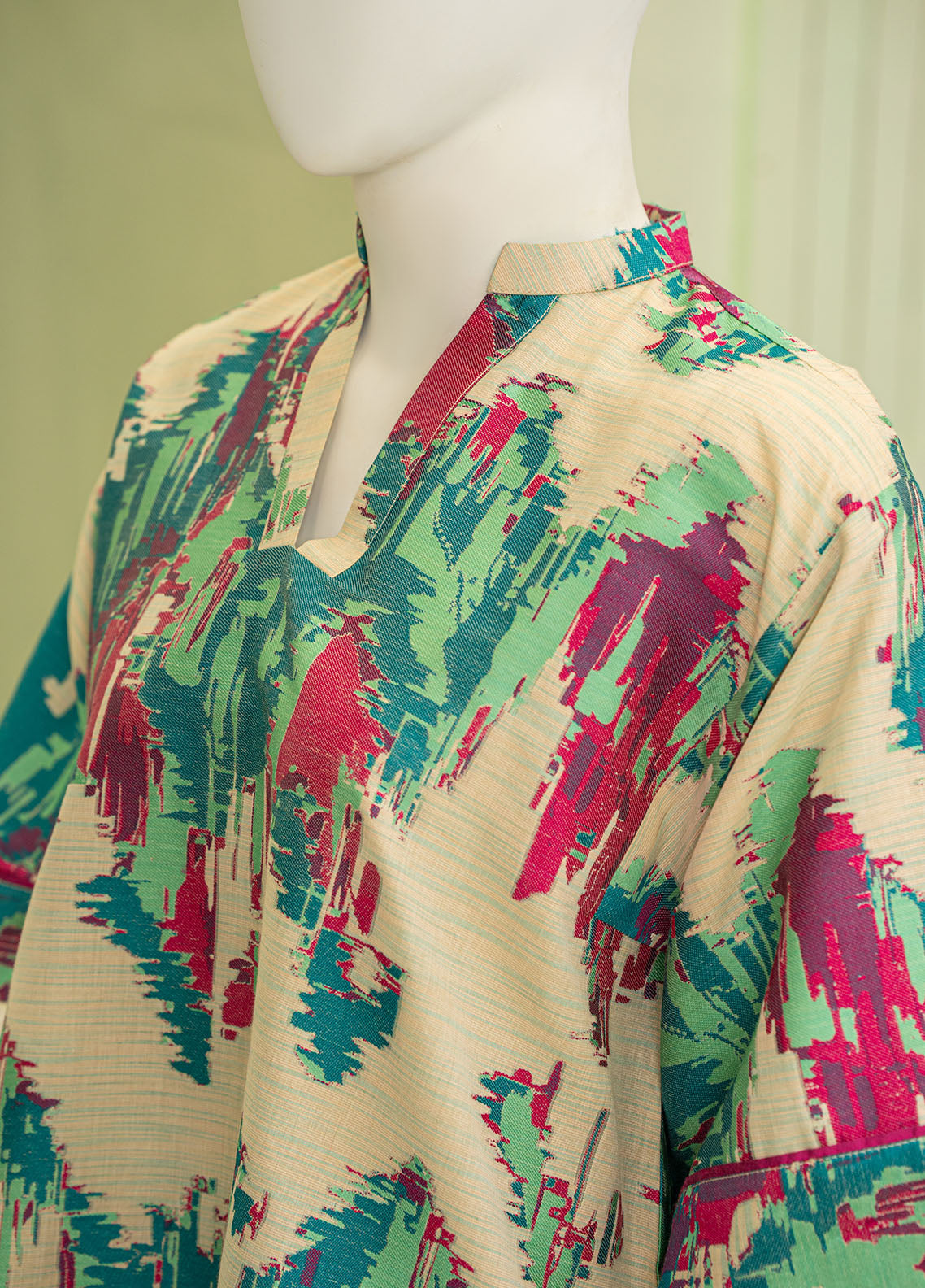 Signature By Riley Printed Viscose Jacquard 2 Piece Stitched Suit RLY25S D-IKAT Signature By Riley Printed Viscose Jacquard 2 Piece Stitched Suit RLY25S D-IKAT