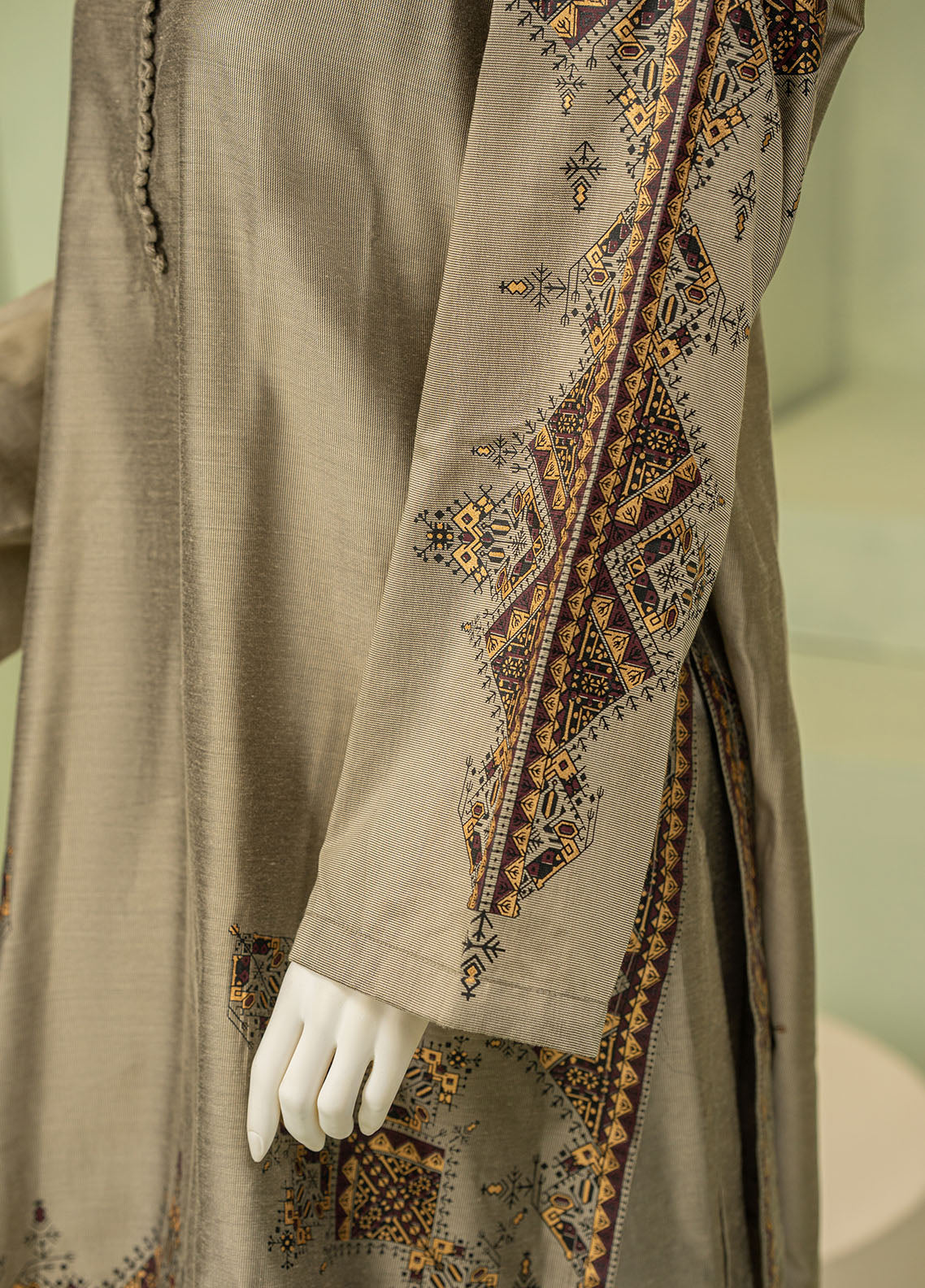 Signature By Riley Printed Viscose Silk 2 Piece Stitched Suit RLY25S D-SAND Signature By Riley Printed Viscose Silk 2 Piece Stitched Suit RLY25S D-SAND