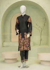 Signature By Riley Printed Viscose Silk 2 Piece Stitched Suit RLY25S D-TURKISH COFFEE
