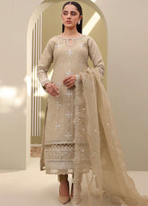 Signature By Zellbury Embroidered Cotton 3 Piece Unstitched Suit WUC25E30355