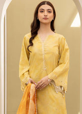 Signature By Zellbury Embroidered Lawn 3 Piece Unstitched Suit WUS25E30151