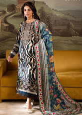 Signature Prints By Nureh Printed Doriya Linen 3 Piece Unstitched Suit NU25SPWS D-SP-171