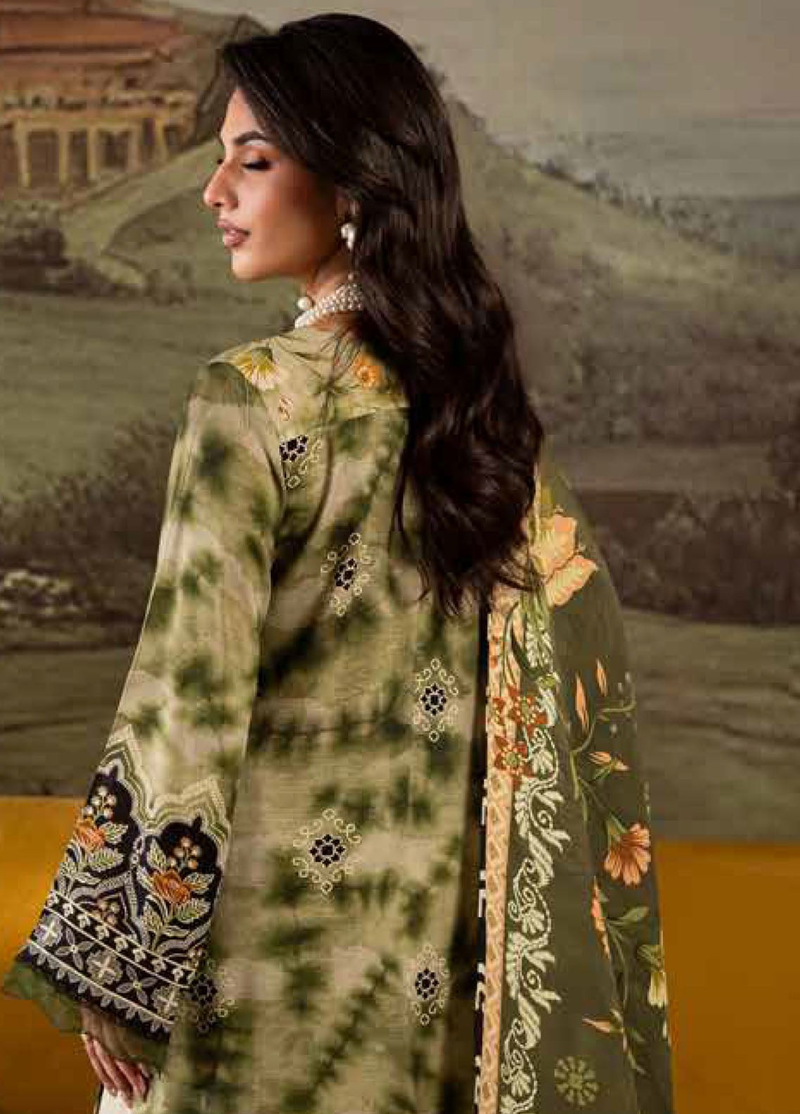 Signature Prints By Nureh Printed Doriya Linen 3 Piece Unstitched Suit NU25SPWS D-SP-172 Signature Prints By Nureh Printed Doriya Linen 3 Piece Unstitched Suit NU25SPWS D-SP-172