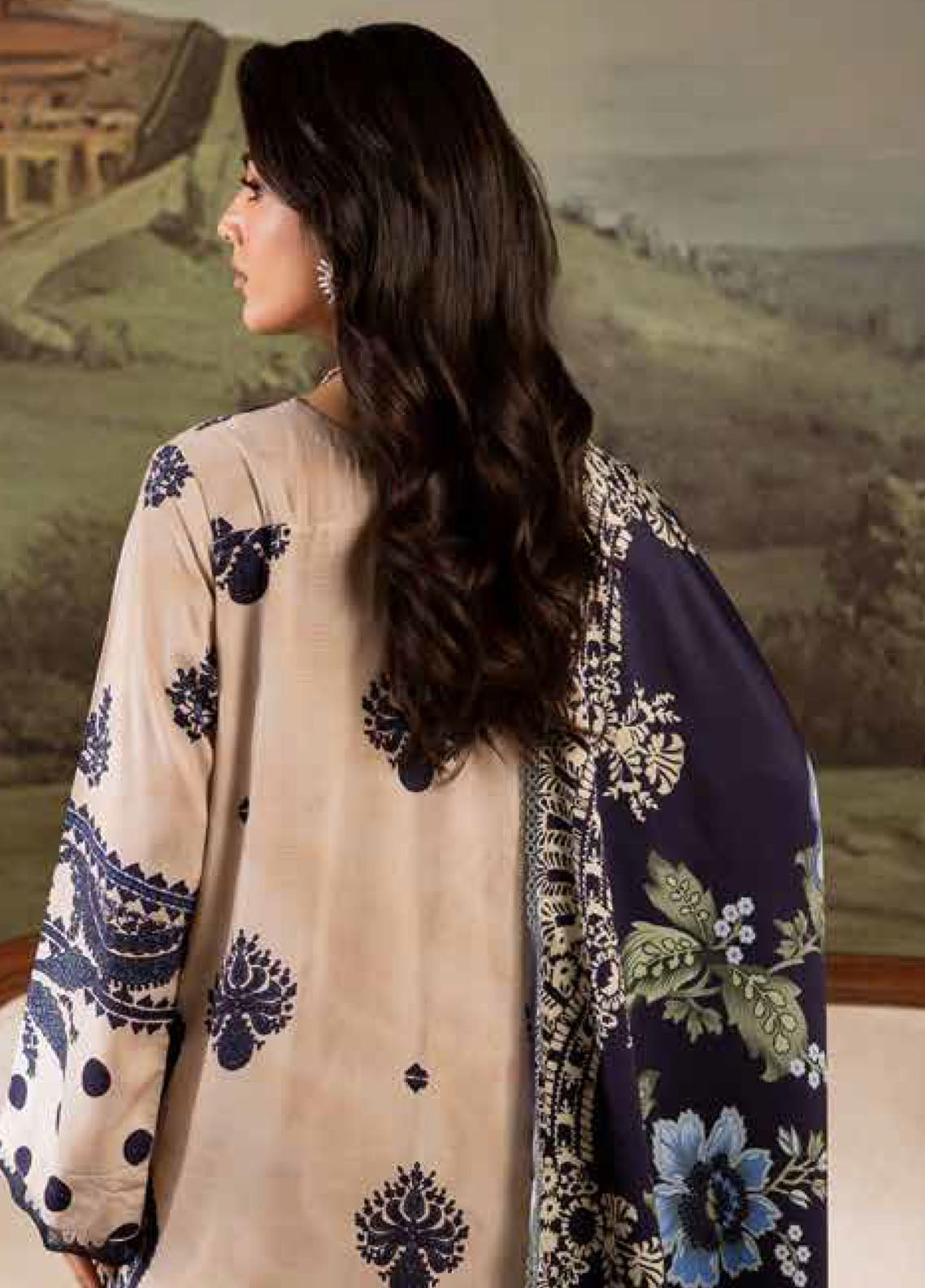 Signature Prints By Nureh Printed Doriya Linen 3 Piece Unstitched Suit NU25SPWS D-SP-176 Signature Prints By Nureh Printed Doriya Linen 3 Piece Unstitched Suit NU25SPWS D-SP-176