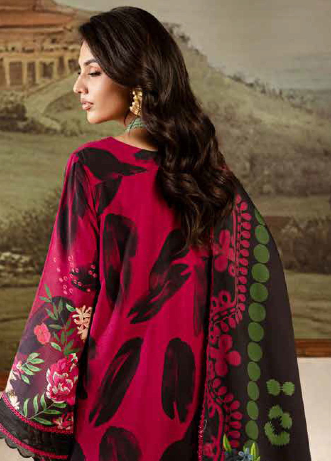 Signature Prints By Nureh Printed Doriya Linen 3 Piece Unstitched Suit NU25SPWS D-SP-177 Signature Prints By Nureh Printed Doriya Linen 3 Piece Unstitched Suit NU25SPWS D-SP-177