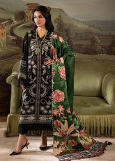 Signature Prints By Nureh Printed Doriya Linen 3 Piece Unstitched Suit NU25SPWS D-SP-178