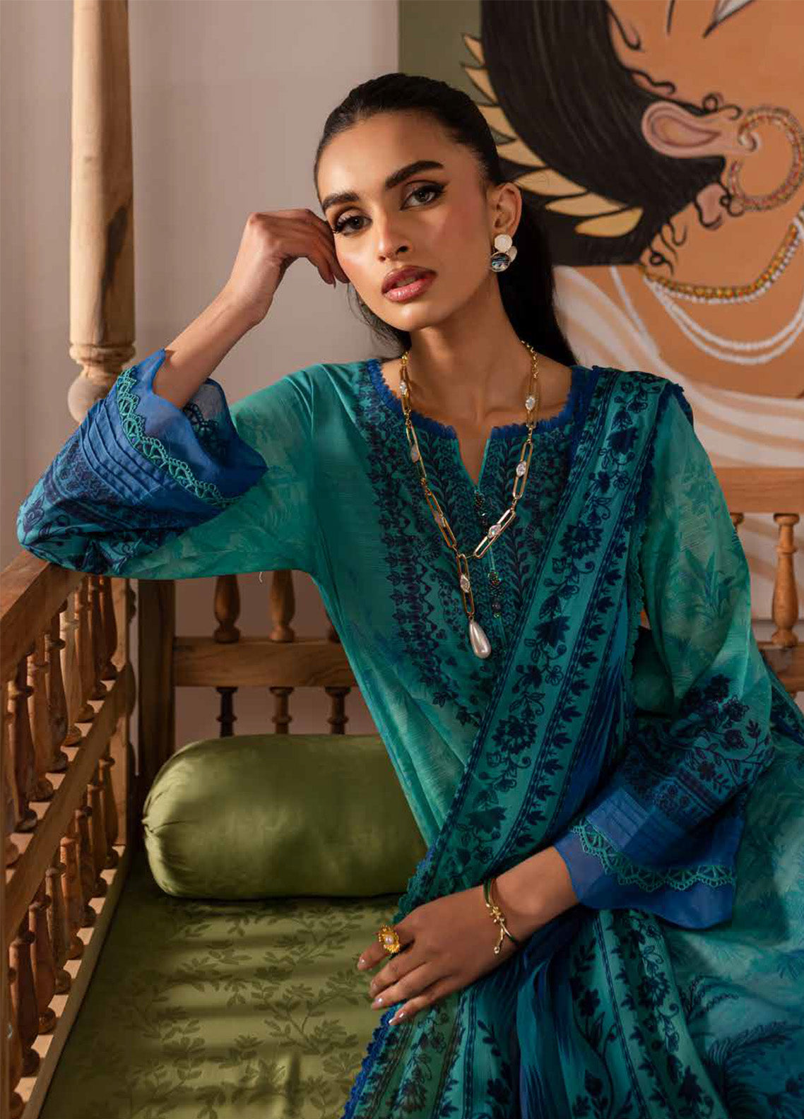 Signature Prints By Nureh Printed Lawn 3 Piece Unstitched Suit NU24SPPL SP-138 Signature Prints By Nureh Printed Lawn 3 Piece Unstitched Suit NU24SPPL SP-138