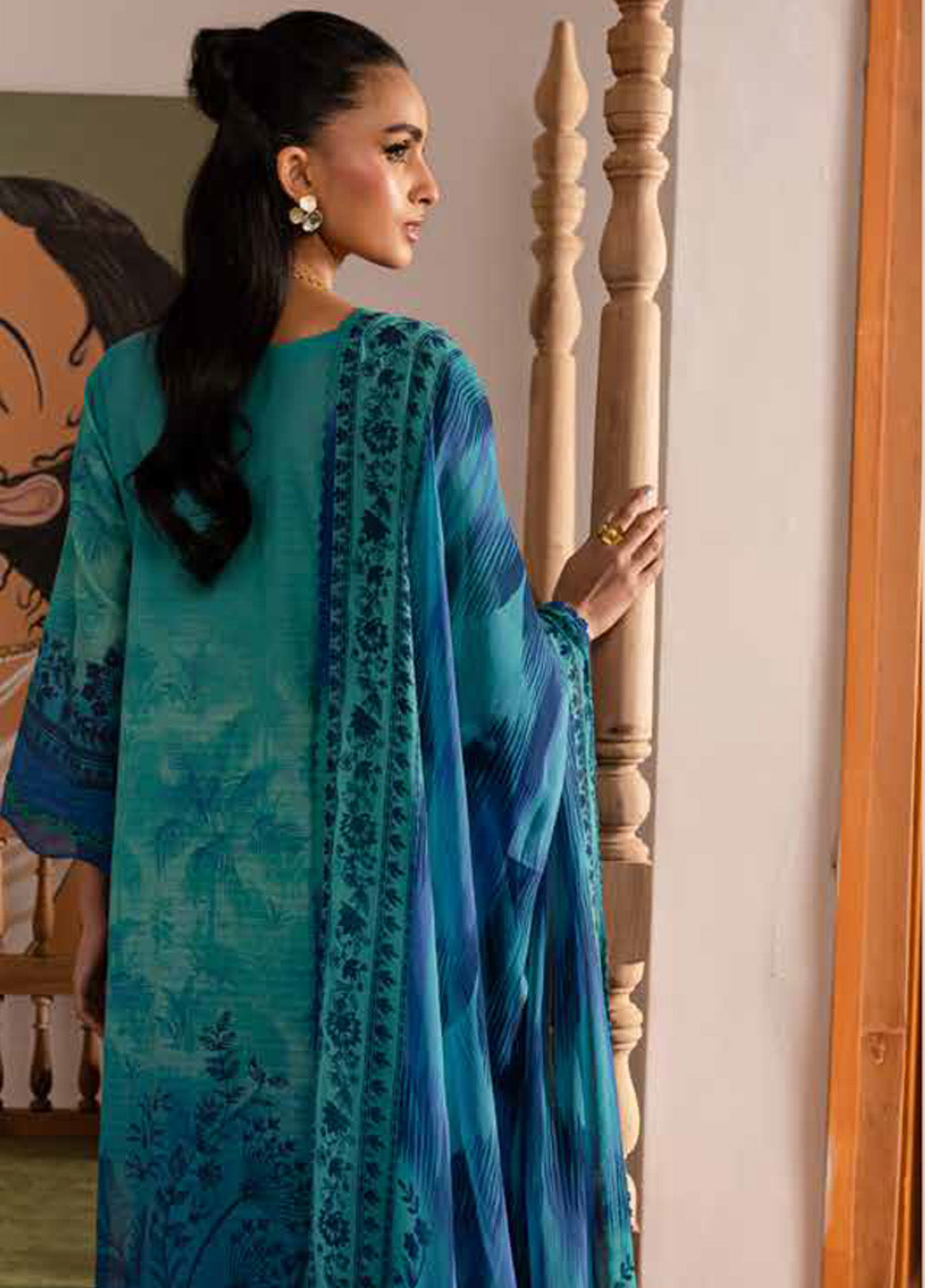 Signature Prints By Nureh Printed Lawn 3 Piece Unstitched Suit NU24SPPL SP-138 Signature Prints By Nureh Printed Lawn 3 Piece Unstitched Suit NU24SPPL SP-138