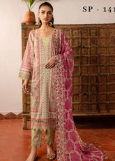 Signature Prints By Nureh Printed Lawn 3 Piece Unstitched Suit NU24SPPL SP-141