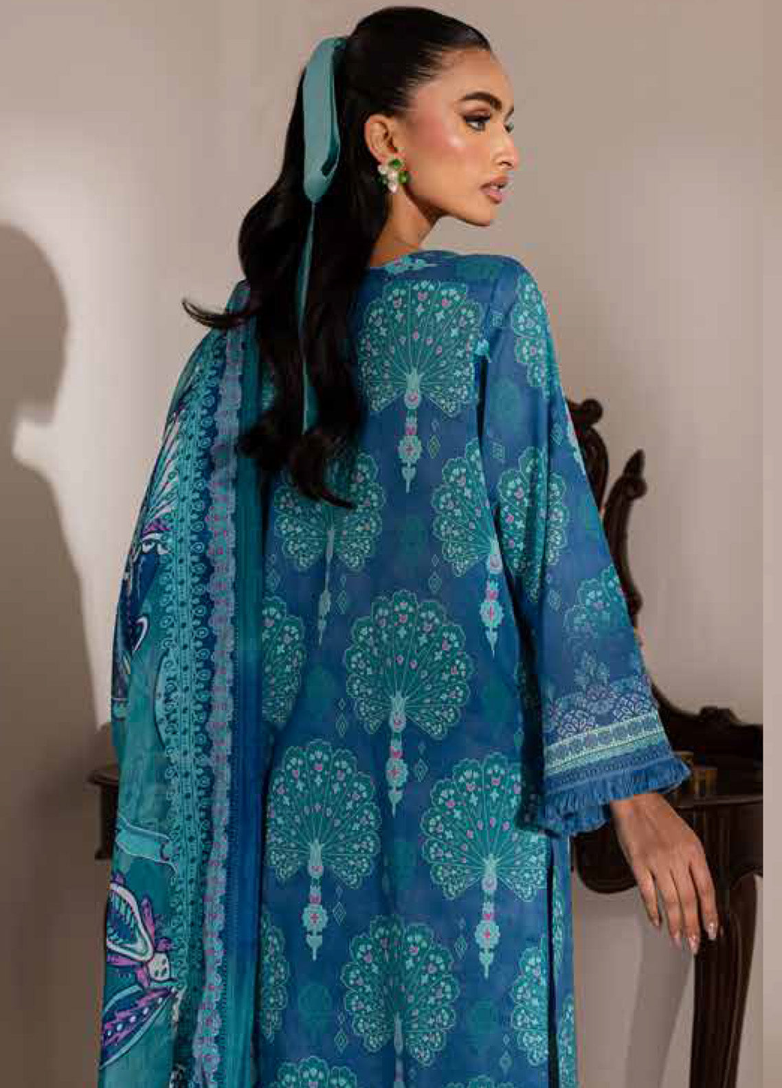 Signature Prints By Nureh Printed Lawn 3 Piece Unstitched Suit NU25SPPL SP-145 Signature Prints By Nureh Printed Lawn 3 Piece Unstitched Suit NU25SPPL SP-145