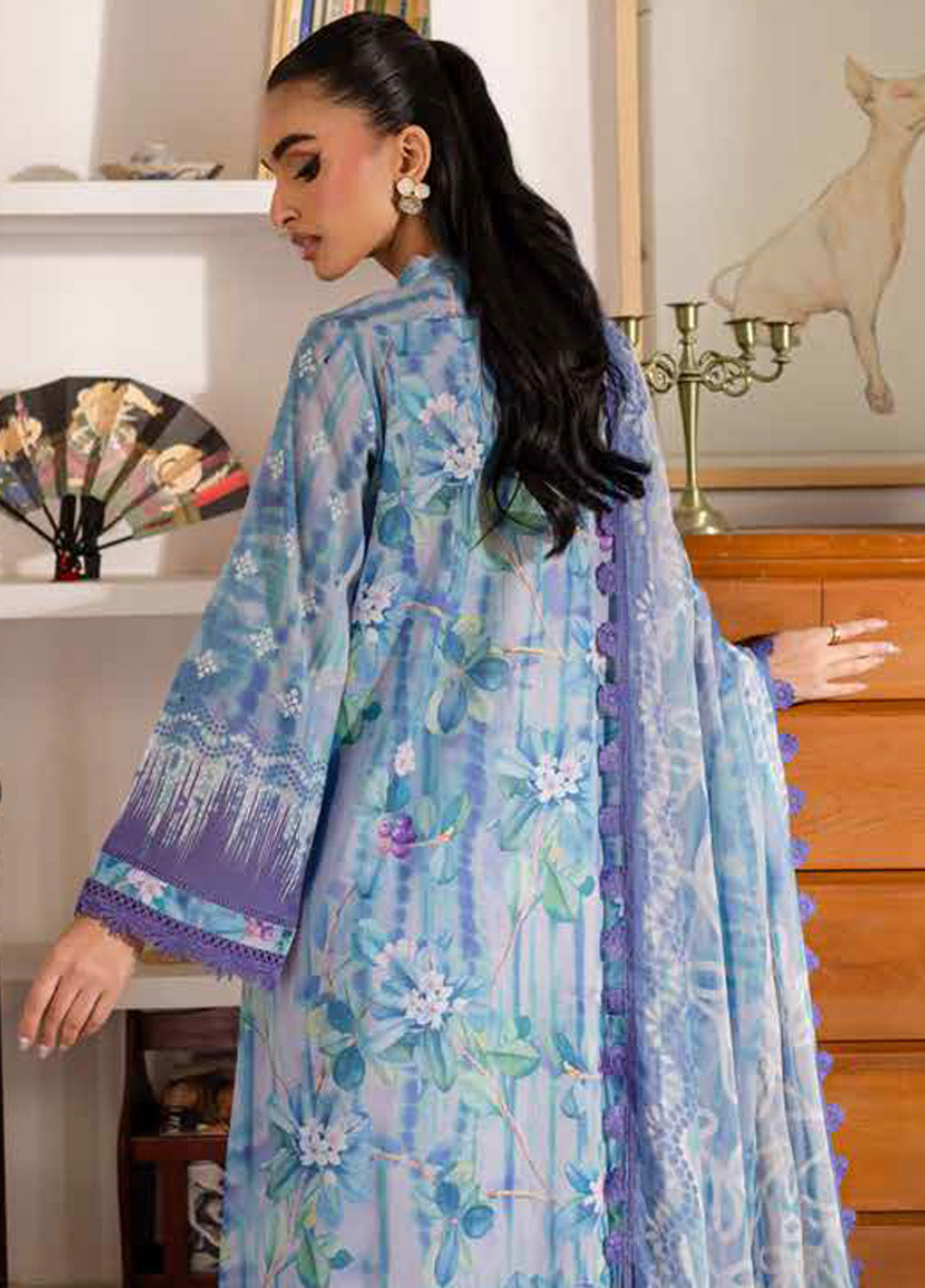 Signature Prints By Nureh Printed Lawn 3 Piece Unstitched Suit NU25SPPL SP-146 Signature Prints By Nureh Printed Lawn 3 Piece Unstitched Suit NU25SPPL SP-146