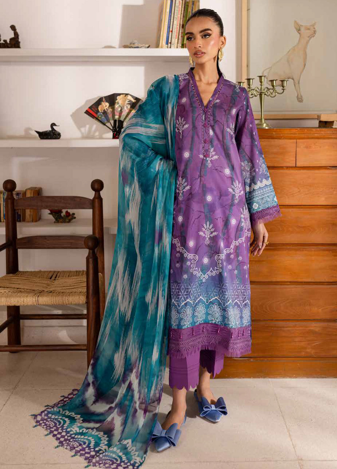 Signature Prints By Nureh Printed Lawn 3 Piece Unstitched Suit NU25SPPL SP-149 Signature Prints By Nureh Printed Lawn 3 Piece Unstitched Suit NU25SPPL SP-149