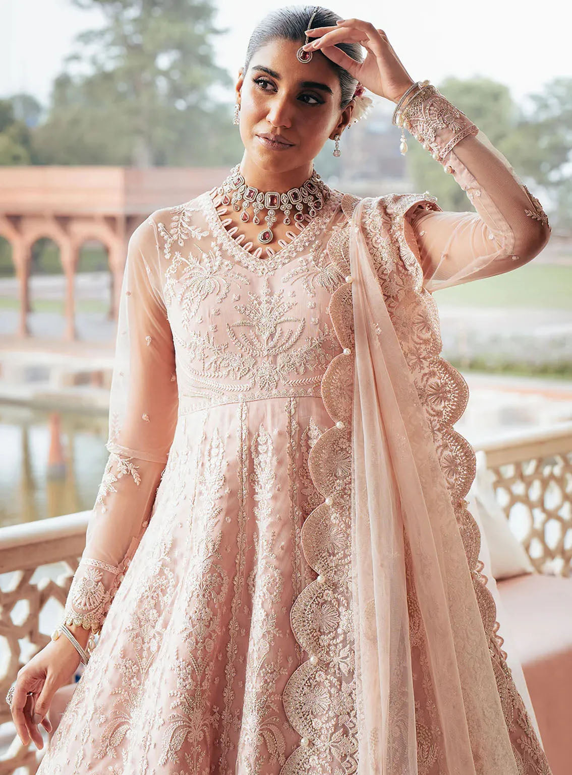Silsila by Saad Shaikh Embroidered Net 4 Piece Unstitched Suit SSK24SL AZELA Silsila by Saad Shaikh Embroidered Net 4 Piece Unstitched Suit SSK24SL AZELA