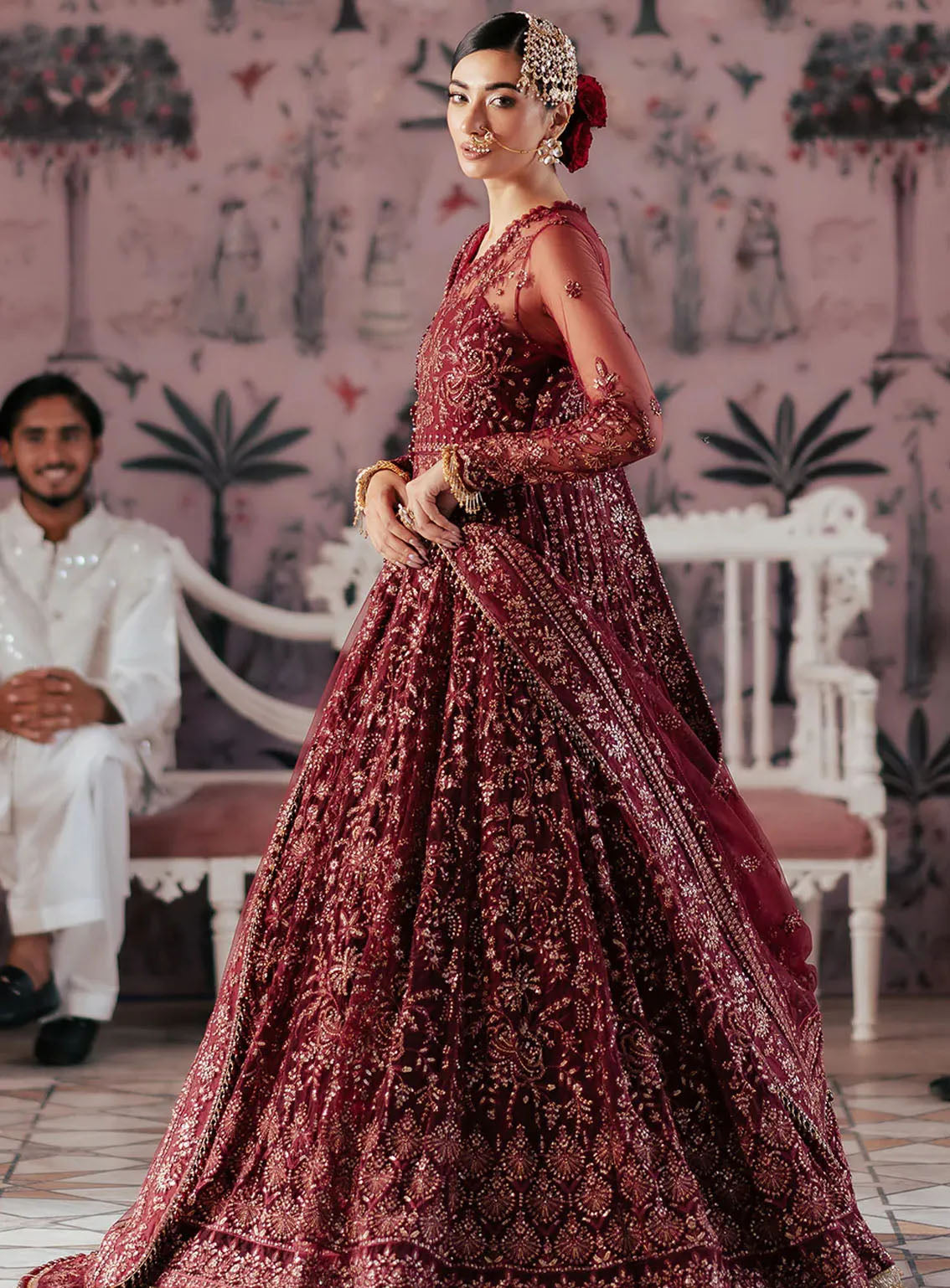 Silsila by Saad Shaikh Embroidered Net 4 Piece Unstitched Suit SSK24SL ELAILA Silsila by Saad Shaikh Embroidered Net 4 Piece Unstitched Suit SSK24SL ELAILA