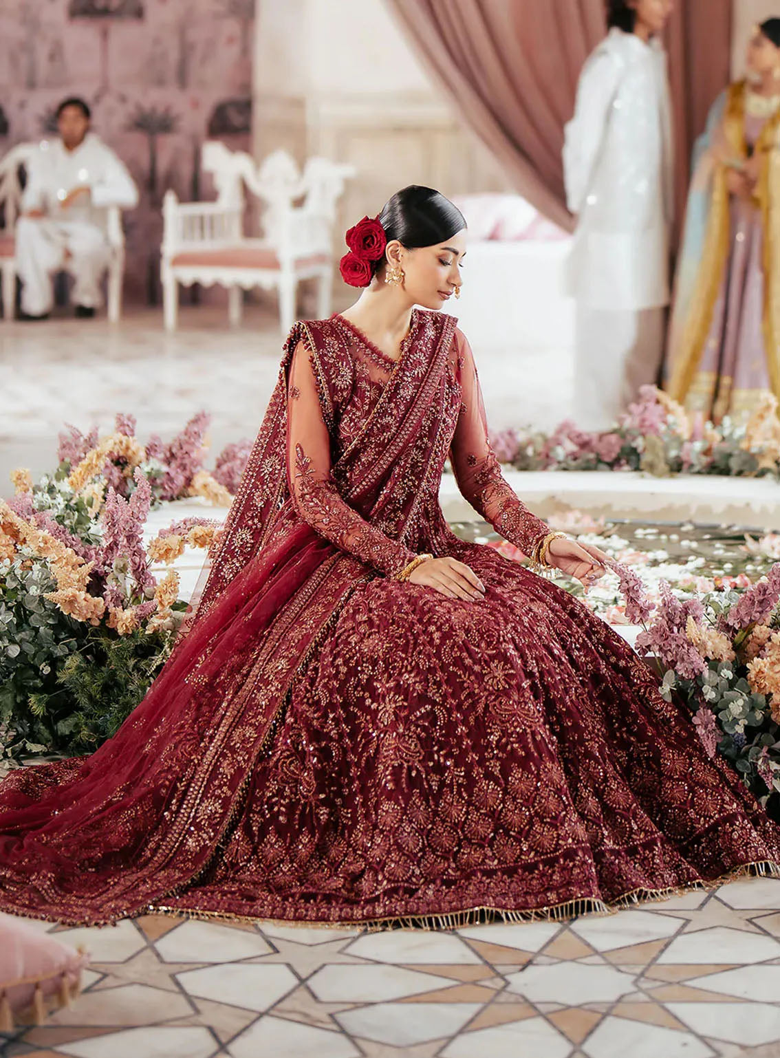 Silsila by Saad Shaikh Embroidered Net 4 Piece Unstitched Suit SSK24SL ELAILA Silsila by Saad Shaikh Embroidered Net 4 Piece Unstitched Suit SSK24SL ELAILA