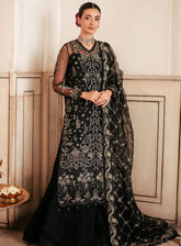 Silsila by Saad Shaikh Embroidered Organza 4 Piece Unstitched Suit SSK24SL AMAYA