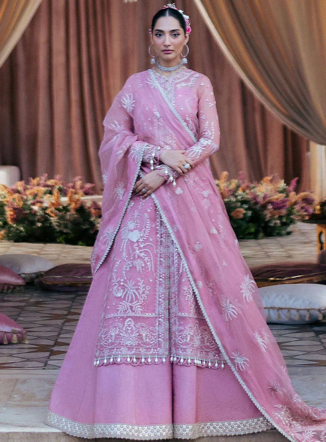 Silsila by Saad Shaikh Embroidered Organza 4 Piece Unstitched Suit SSK24SL LEYA Silsila by Saad Shaikh Embroidered Organza 4 Piece Unstitched Suit SSK24SL LEYA