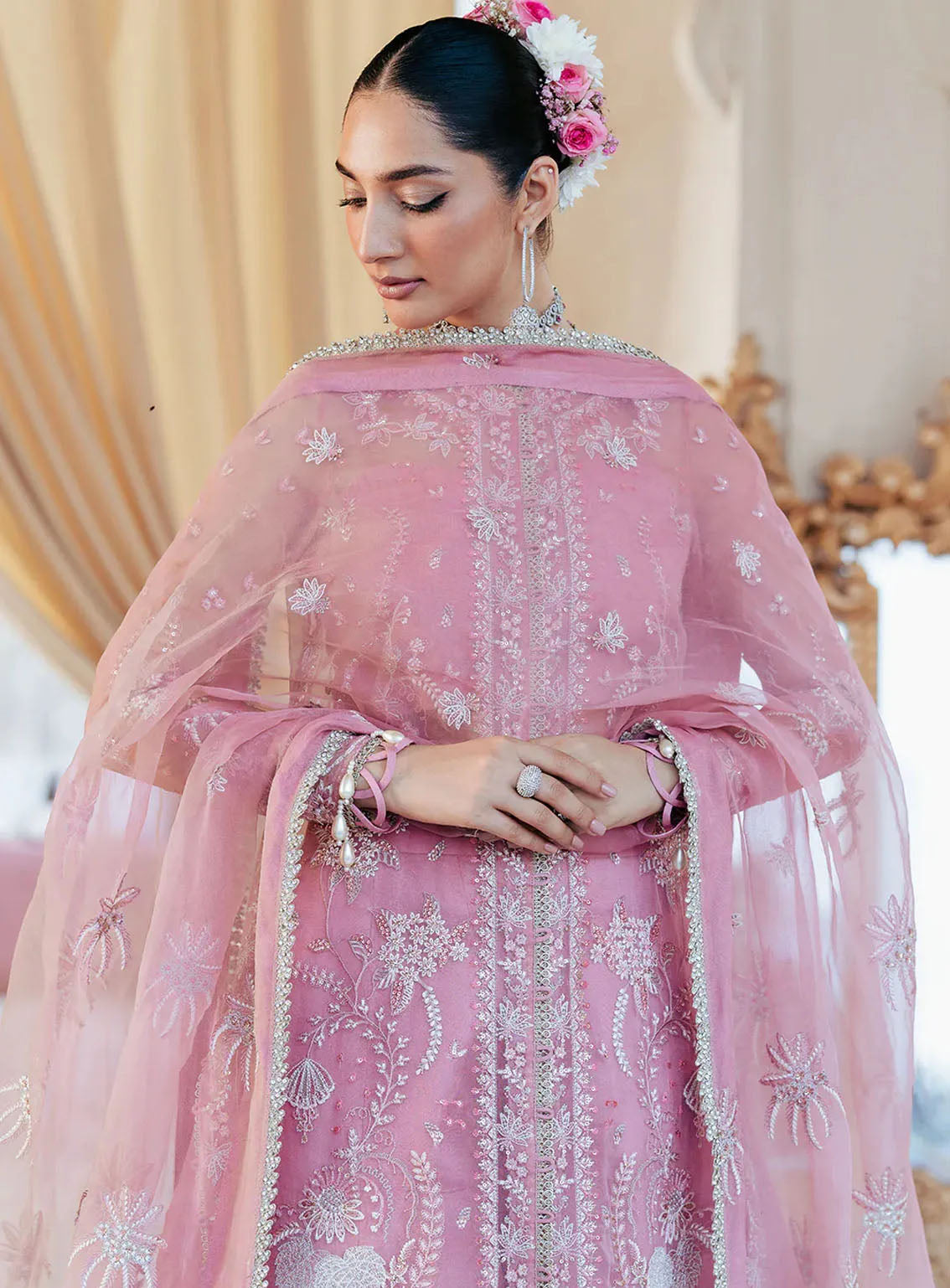 Silsila by Saad Shaikh Embroidered Organza 4 Piece Unstitched Suit SSK24SL LEYA Silsila by Saad Shaikh Embroidered Organza 4 Piece Unstitched Suit SSK24SL LEYA