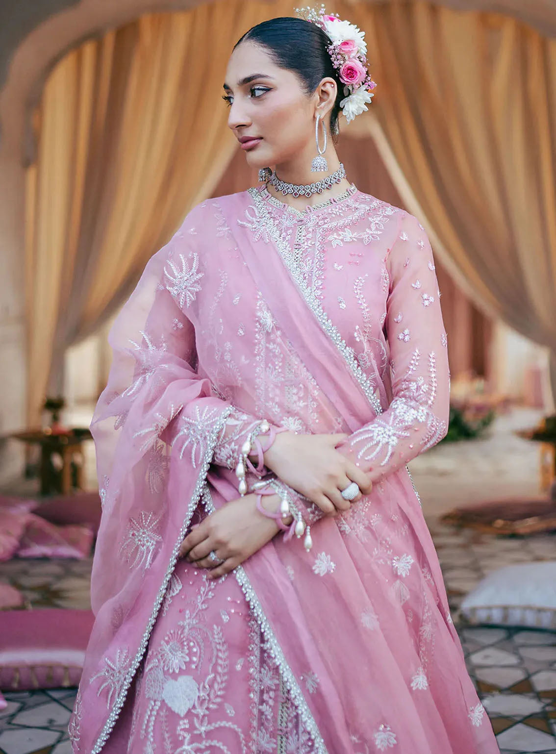 Silsila by Saad Shaikh Embroidered Organza 4 Piece Unstitched Suit SSK24SL LEYA Silsila by Saad Shaikh Embroidered Organza 4 Piece Unstitched Suit SSK24SL LEYA