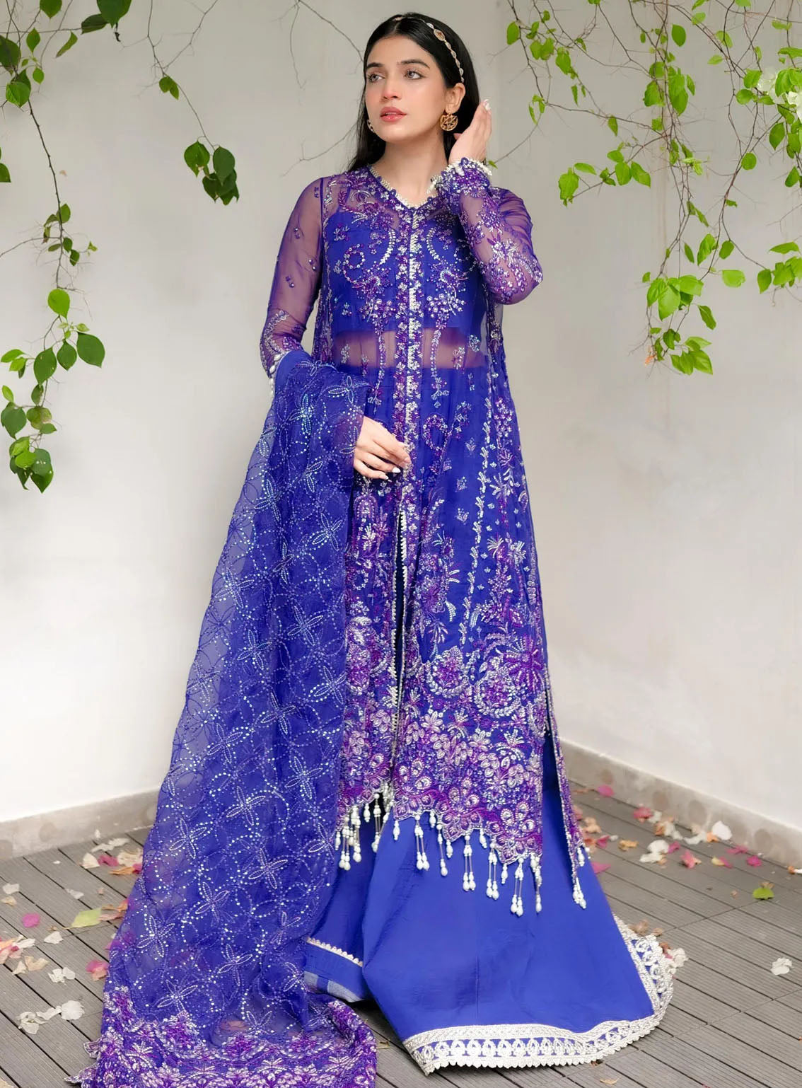 Silsila by Saad Shaikh Embroidered Organza 4 Piece Unstitched Suit SSK24SL ONARA Silsila by Saad Shaikh Embroidered Organza 4 Piece Unstitched Suit SSK24SL ONARA