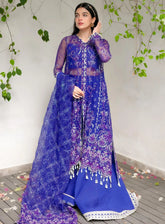 Silsila by Saad Shaikh Embroidered Organza 4 Piece Unstitched Suit SSK24SL ONARA