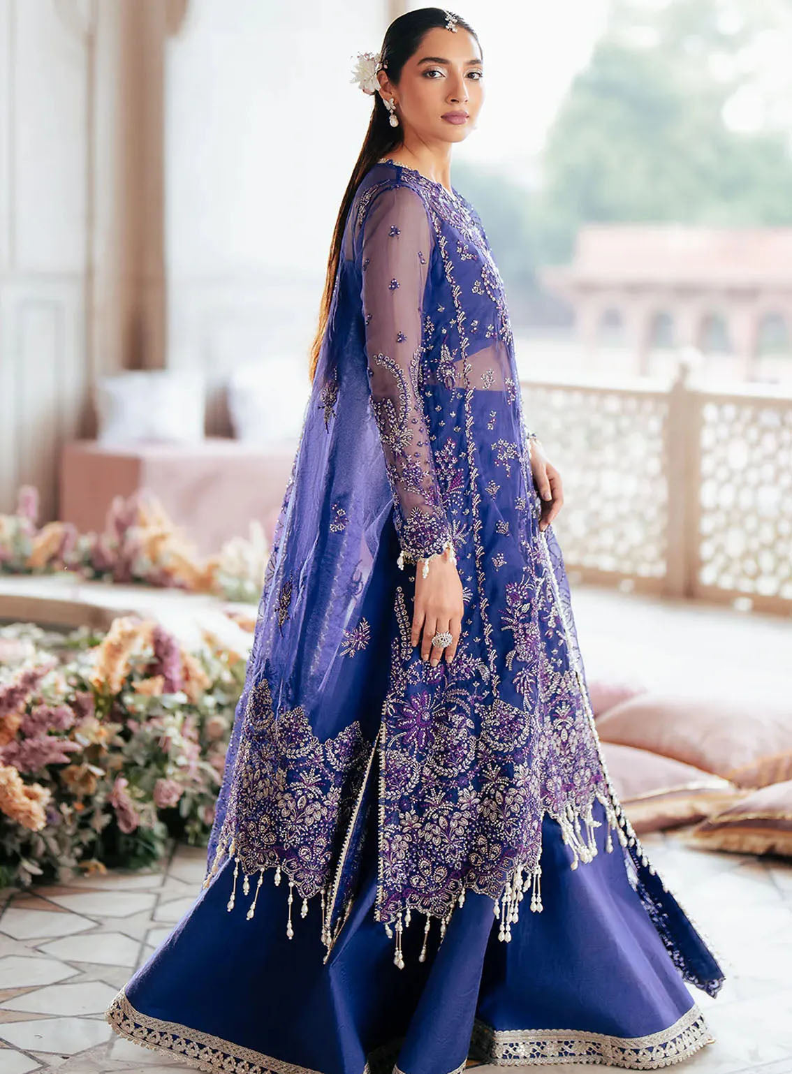 Silsila by Saad Shaikh Embroidered Organza 4 Piece Unstitched Suit SSK24SL ONARA Silsila by Saad Shaikh Embroidered Organza 4 Piece Unstitched Suit SSK24SL ONARA