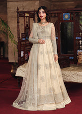 Silsila By Saad Shaikh X Meeral Embroidered Net 3 Piece Unstitched Suit SSK25SF D-NOORI
