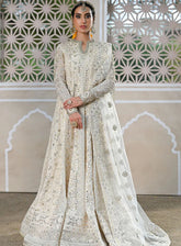 Singhar By Qalamkar Wedding Formals Embroidered Chiffon 3 Piece Unstitched Suit QLM24SW RF-03 BAHAR