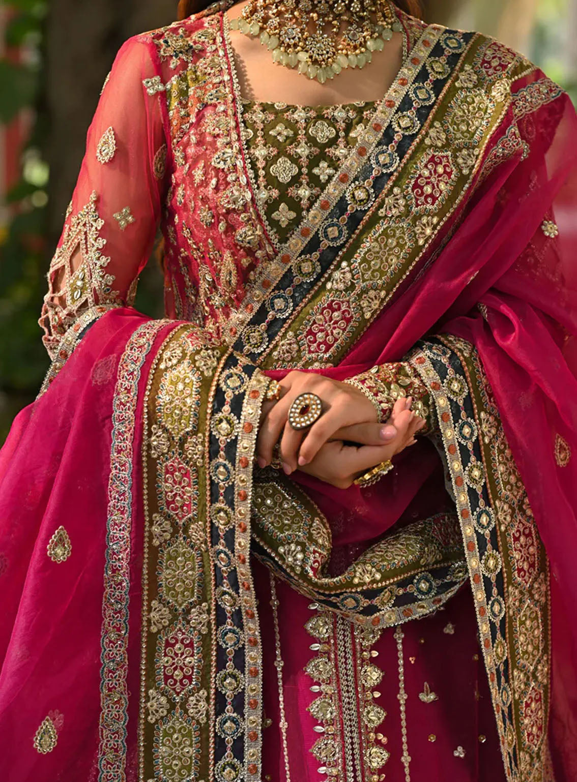 Singhar By Qalamkar Wedding Formals Embroidered Net 3 Piece Unstitched Suit QLM24SW RF-04 RIMEL Singhar By Qalamkar Wedding Formals Embroidered Net 3 Piece Unstitched Suit QLM24SW RF-04 RIMEL