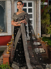 Singhar By Qalamkar Wedding Formals Embroidered Raw Silk 3 Piece Unstitched Suit QLM24SW RF-08 MINHA