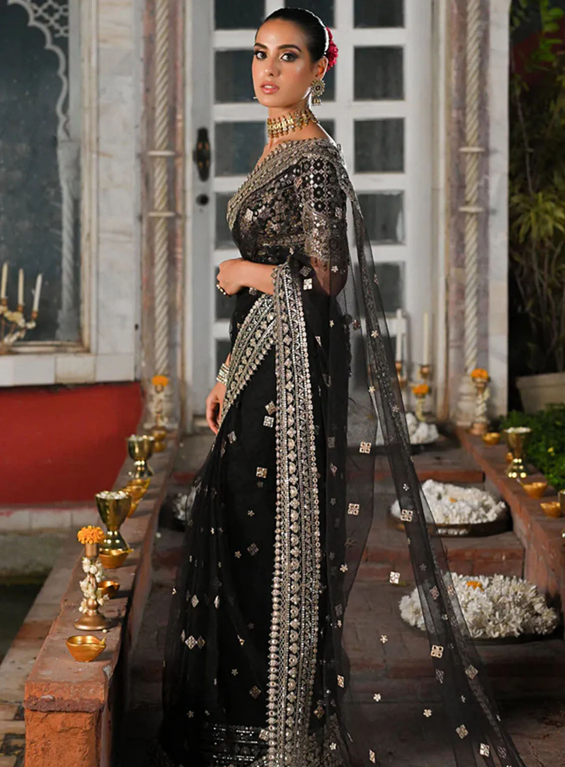 Singhar By Qalamkar Wedding Formals Embroidered Raw Silk 3 Piece Unstitched Suit QLM24SW RF-08 MINHA Singhar By Qalamkar Wedding Formals Embroidered Raw Silk 3 Piece Unstitched Suit QLM24SW RF-08 MINHA