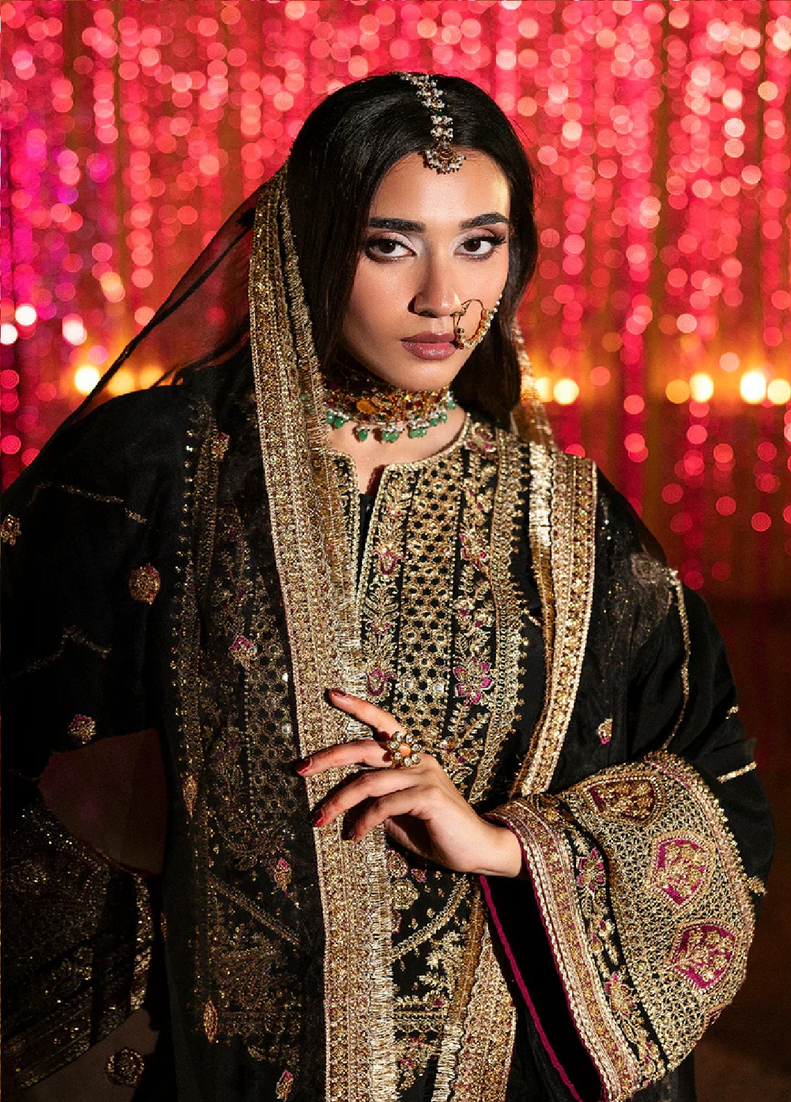 Singhar By Saad Shaikh X Meeral Premium Embroidered Raw Silk 3 Piece Unstitched Suit SSK25SPS D-1174 YASMIN Singhar By Saad Shaikh X Meeral Premium Embroidered Raw Silk 3 Piece Unstitched Suit SSK25SPS D-1174 YASMIN