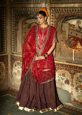 Singhar By Saad Shaikh X Meeral Premium Embroidered Raw Silk 3 Piece Unstitched Suit SSK25SPS D-1182 GULRUKH