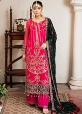 Sitarah By Imrozia Embroidered Chiffon 3 Piece Unstitched Suit IM24LC I-218 DARAKHSHAN