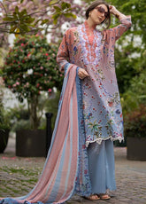 SN Basics By Sobia Nazir Embroidered Lawn 3 Piece Unstitched Suit SN25SNB D-2A