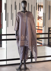 SNSC Embroidered Cotton 3 Piece Stitched Suit - SNSC23FE FRK105
