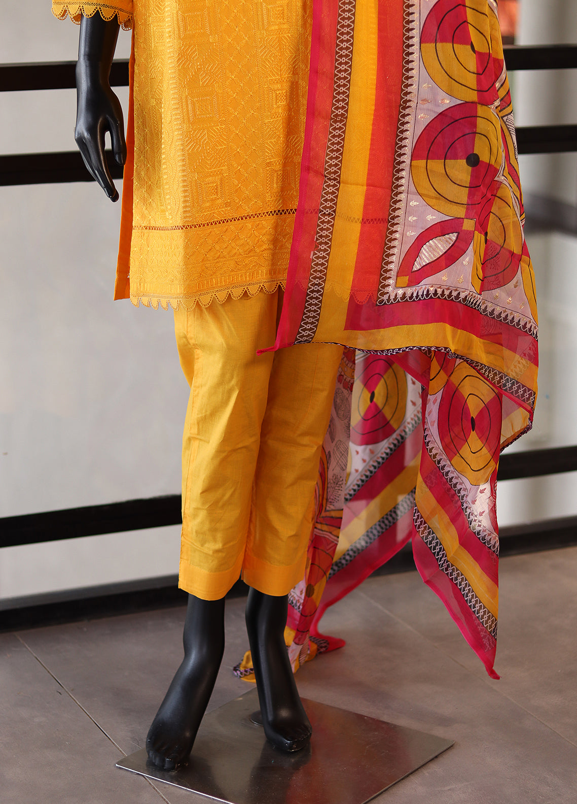 SNSC Embroidered Cotton 3 Piece Stitched Suit - SNSC24FE SOL299 SNSC Embroidered Cotton 3 Piece Stitched Suit - SNSC24FE SOL299