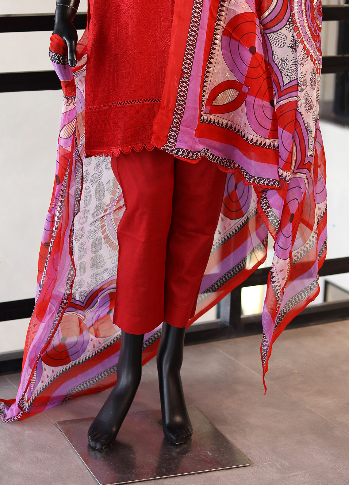 SNSC Embroidered Cotton 3 Piece Stitched Suit - SNSC24FE SOL299 SNSC Embroidered Cotton 3 Piece Stitched Suit - SNSC24FE SOL299