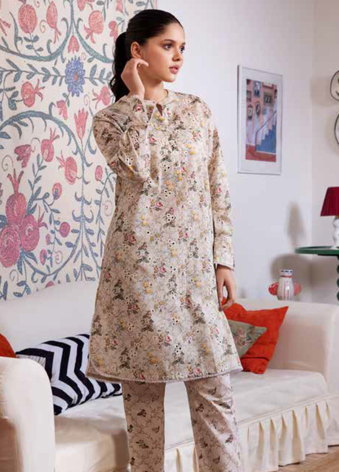 Sobia Nazir Basic Embroidered Lawn 2 Piece Unstitched Suit SN24B 1A Sobia Nazir Basic Embroidered Lawn 2 Piece Unstitched Suit SN24B 1A