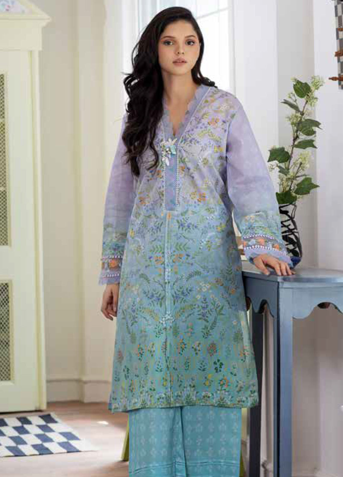 Sobia Nazir Basic Embroidered Lawn 2 Piece Unstitched Suit SN24B 2A Sobia Nazir Basic Embroidered Lawn 2 Piece Unstitched Suit SN24B 2A