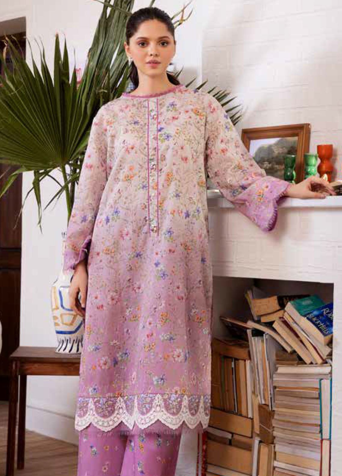 Sobia Nazir Basic Embroidered Lawn 2 Piece Unstitched Suit SN24B 4B Sobia Nazir Basic Embroidered Lawn 2 Piece Unstitched Suit SN24B 4B