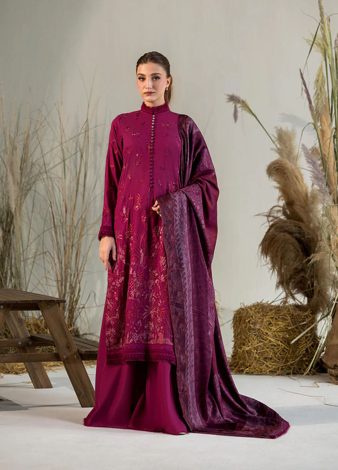 Sobia Nazir Embroidered Karandi 3 Piece Unstitched Suit SN25WE1 D-1A Sobia Nazir Embroidered Karandi 3 Piece Unstitched Suit SN25WE1 D-1A