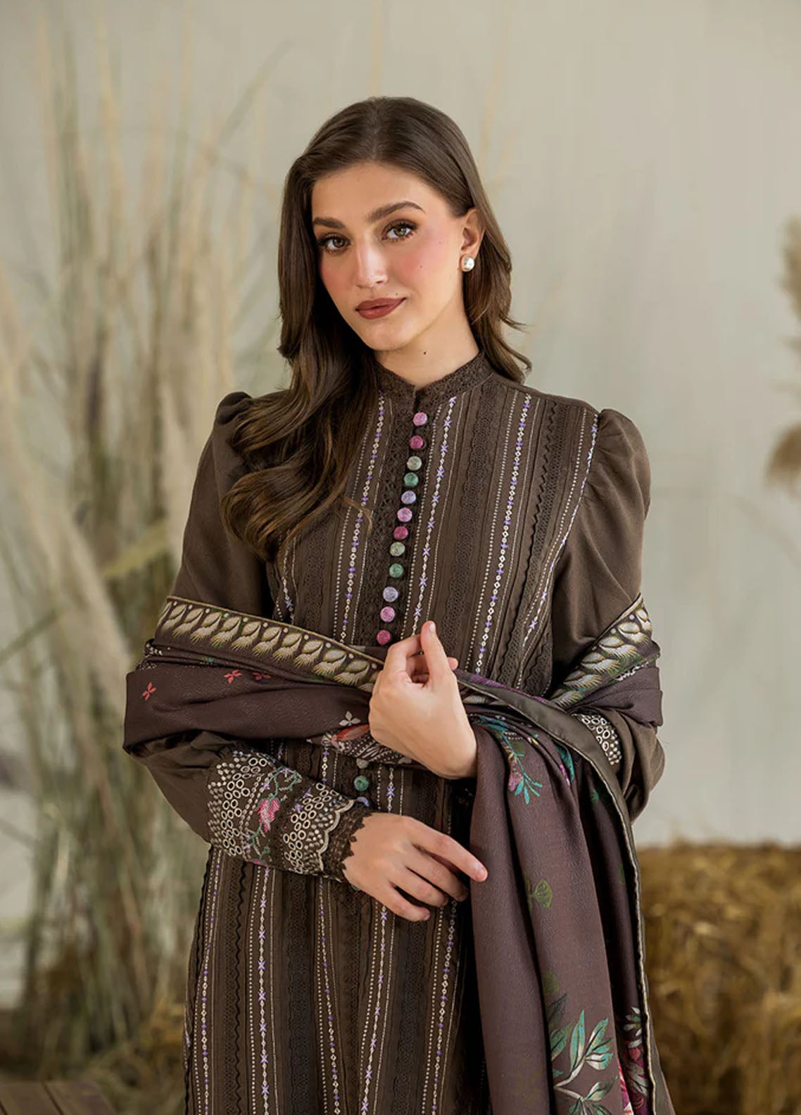 Sobia Nazir Embroidered Karandi 3 Piece Unstitched Suit SN25WE1 D-3A Sobia Nazir Embroidered Karandi 3 Piece Unstitched Suit SN25WE1 D-3A