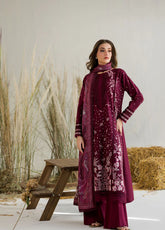 Sobia Nazir Embroidered Khaddar 3 Piece Unstitched Suit SN25WE1 D-6A