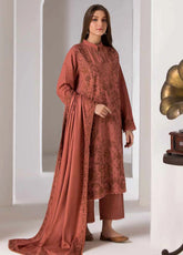 Sobia Nazir Winter Shawl Embroidered Khaddar 3 Piece Unstitched Suit SN24WS D-03 B
