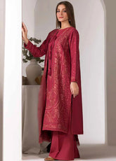 Sobia Nazir Winter Shawl Embroidered Khaddar 3 Piece Unstitched Suit SN24WS D-06 A